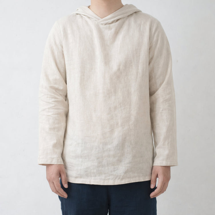100% Hemp Handmade Mens Hoodie Shirts