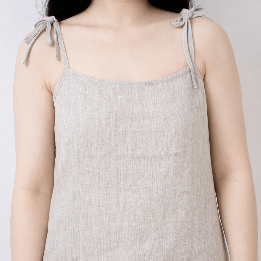 100% Hemp Handmade '90s Style Adjustable Dress