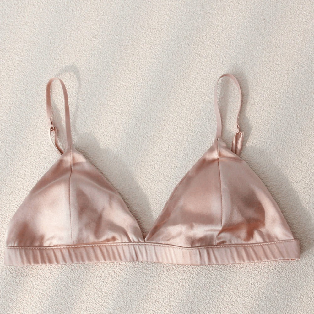 93.8% Silk Tulip Handmade Bra