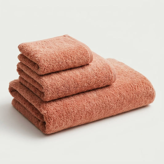 100% Egyptian Cotton Towel - Coral