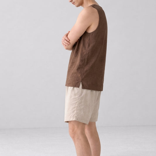 100% Hemp Handmade Men's Shorts - Terra Cotta