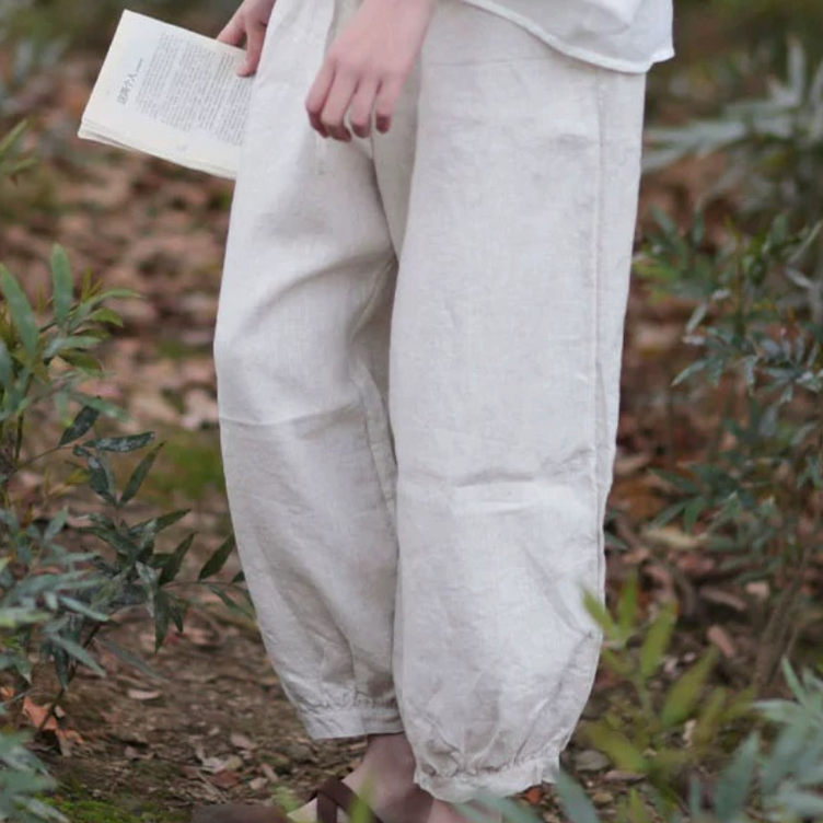 100% Hemp Jogger Pants| Handmade&Sustainable Hemp Clothing