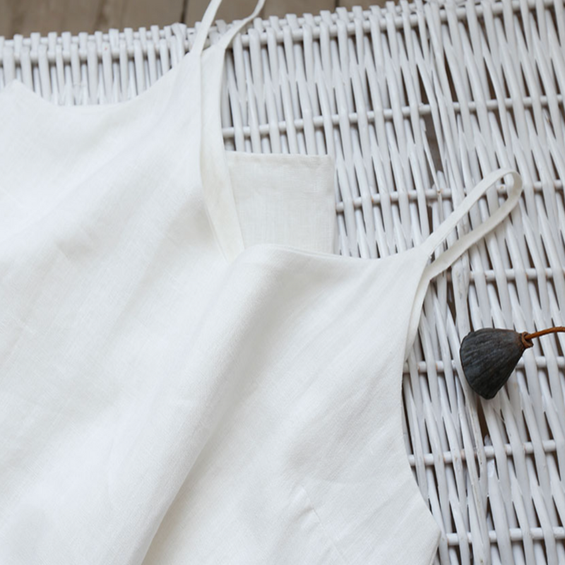 100% Hemp Midi Slip Dress| Handmade&Sustainable Dress