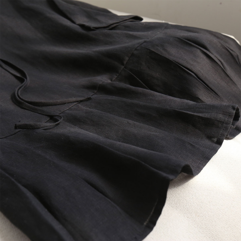 100% Hemp Tie Front Dress|Handmade&Sustainable Hemp Clothing