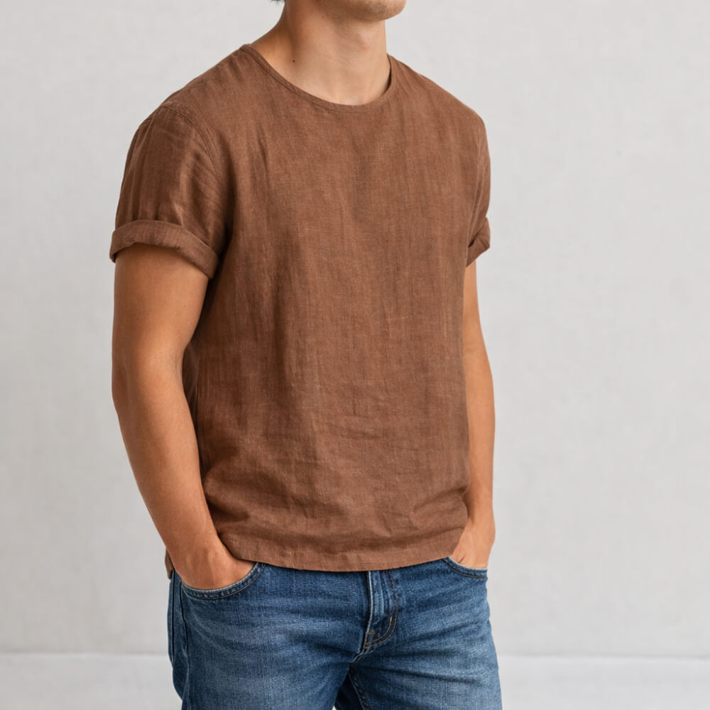 100% Hemp Handmade Mens Classic T-Shirt