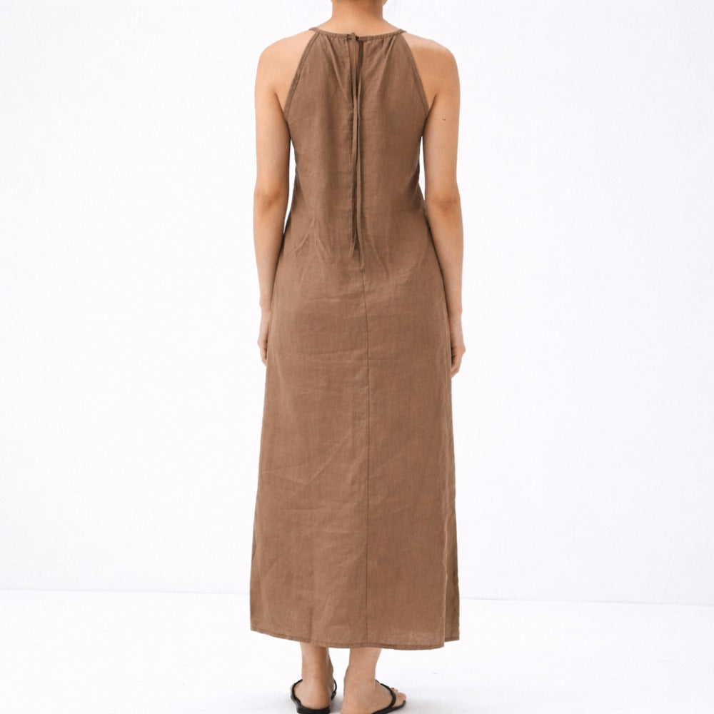 100% Hemp Handmade Halter Neck Dress