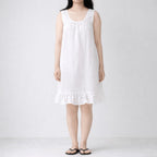 100% Hemp Handmade Ivory Dress