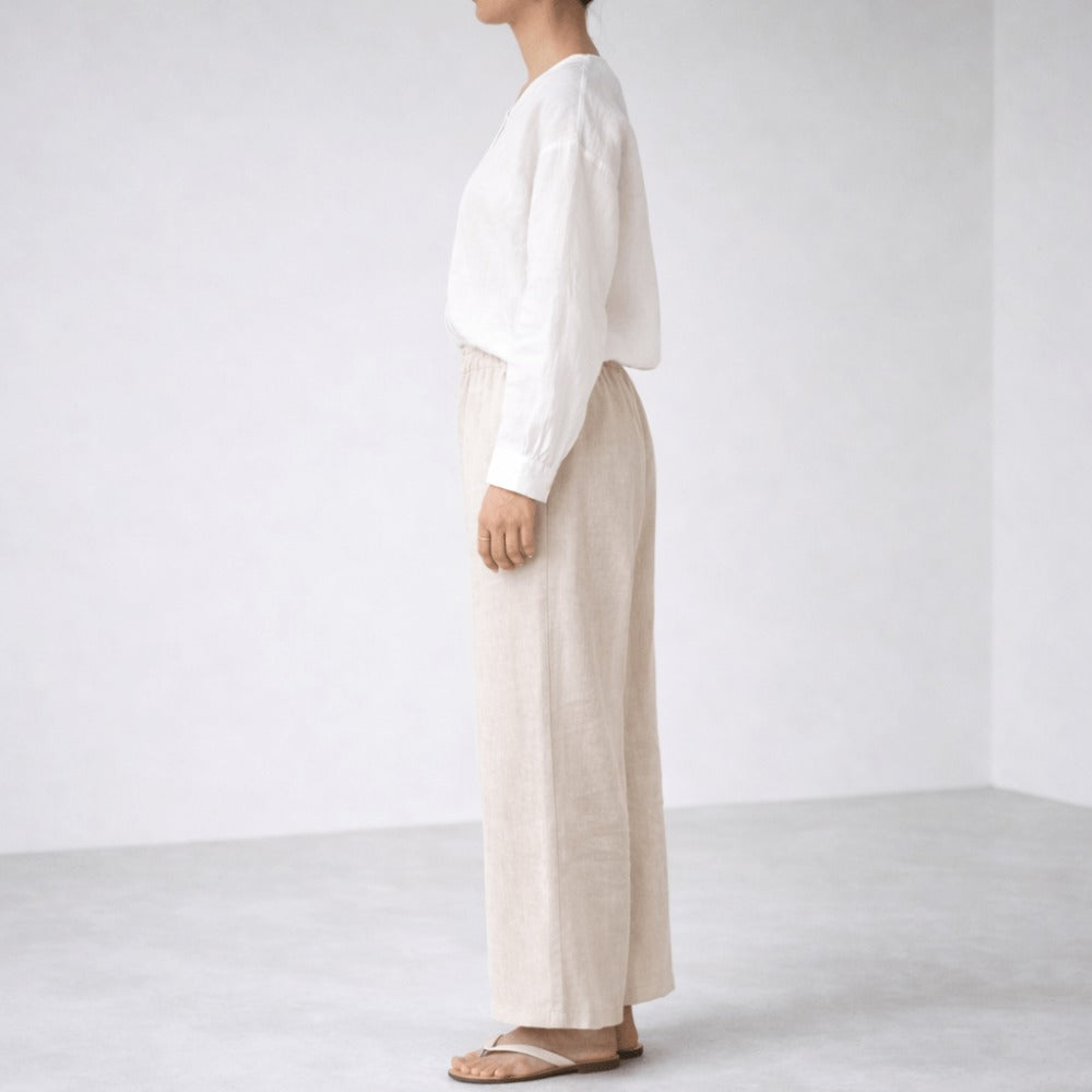 100% Hemp Handmade Wide Pants