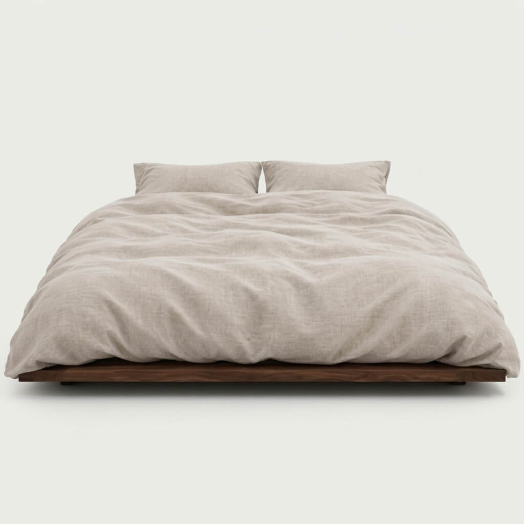 100% Hemp Handmade Duvet Cover - Natural Hemp
