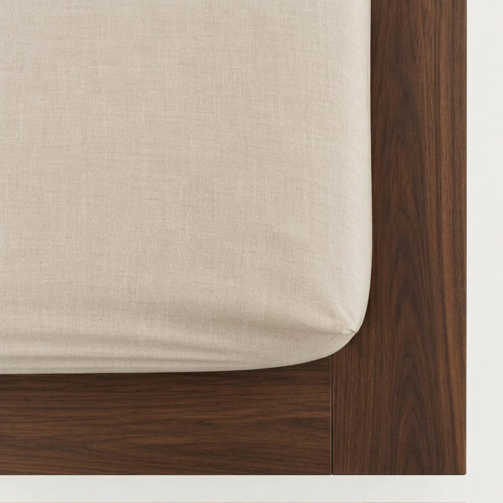 100% Hemp Handmade Fitted Sheet - Natural Hemp