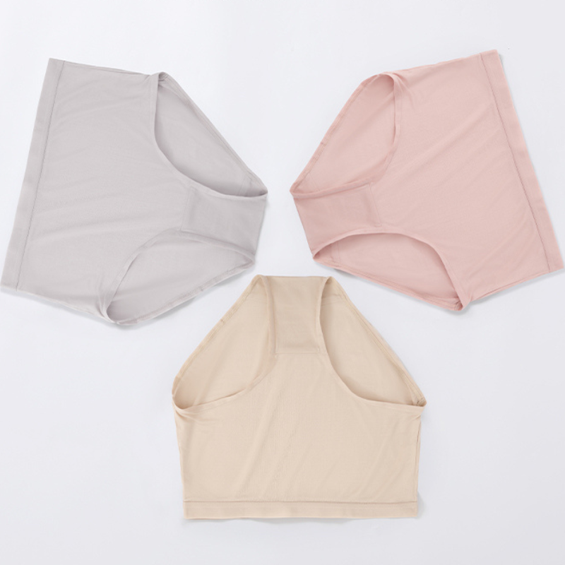 3-Pack 100% Silk High-Waisted Underwear| Handmade & Ethical Silk