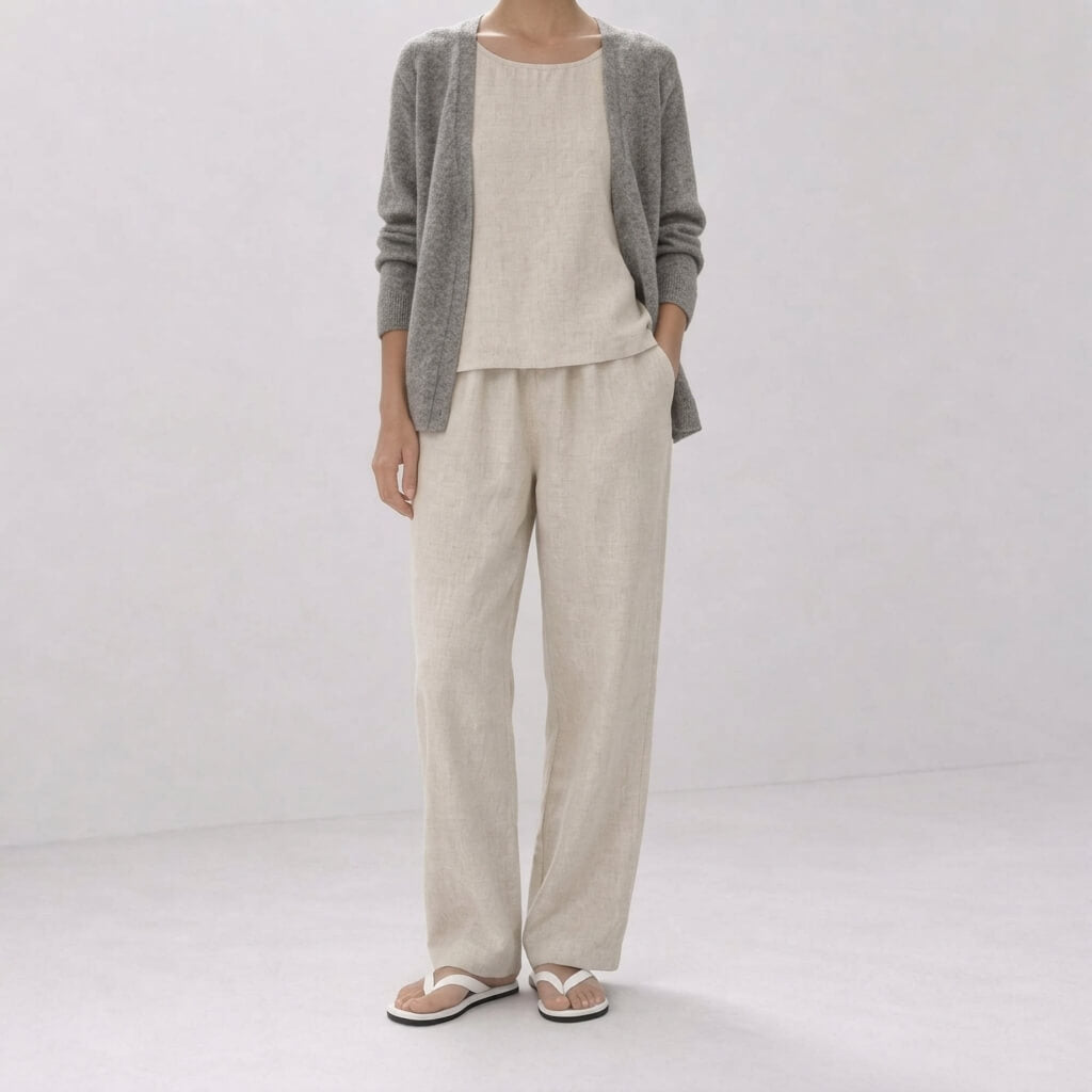 100% Hemp Classic Casual Wear Set - Natural Hemp