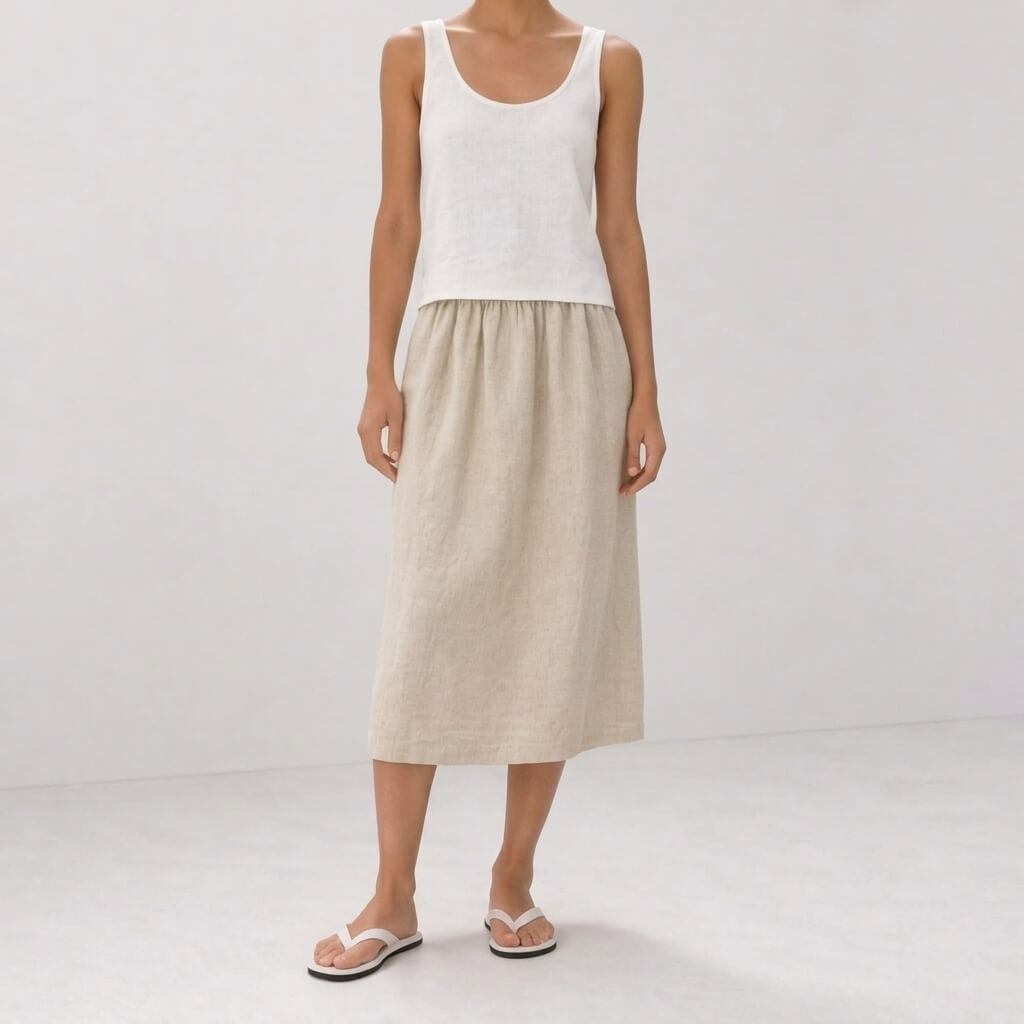 Rill 100% Hemp Handmade Sleeveless Tank Top