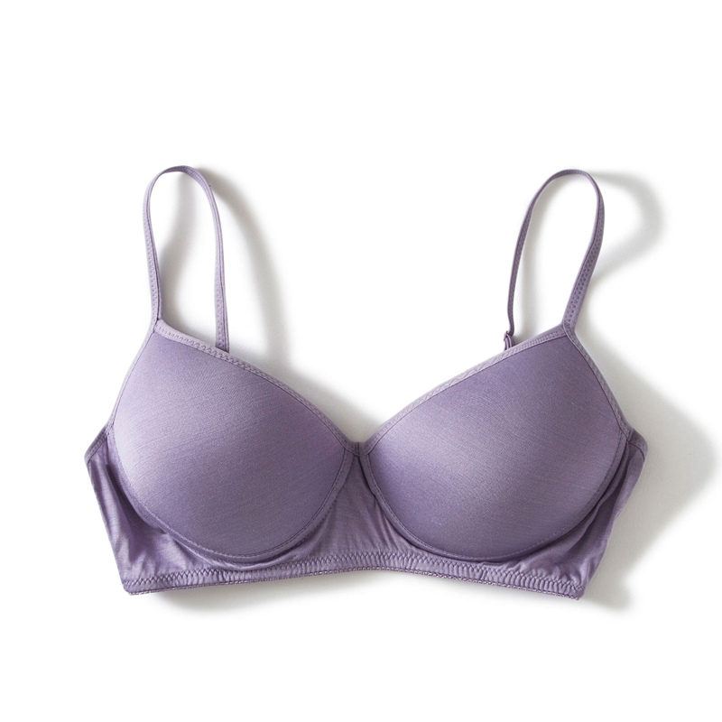 100% Silk Bra-Purple|Handmade&Ethical Silk