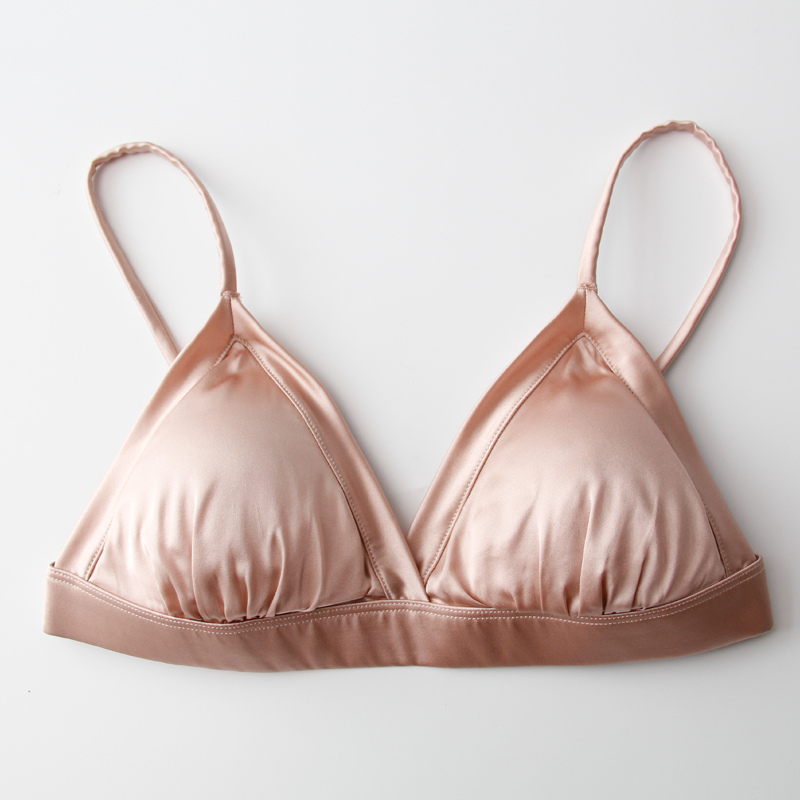 93.8% Silk Soft Bra-Pink|Breathable & Ethical Silk