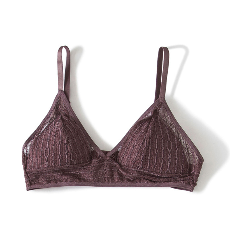 Triangle Lace Silk Bra| Handmade & Ethical Silk