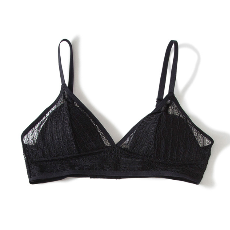 Triangle Lace Silk Bra| Handmade & Ethical Silk