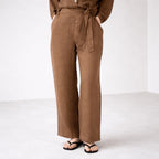100% Hemp Handmade Belted Pants