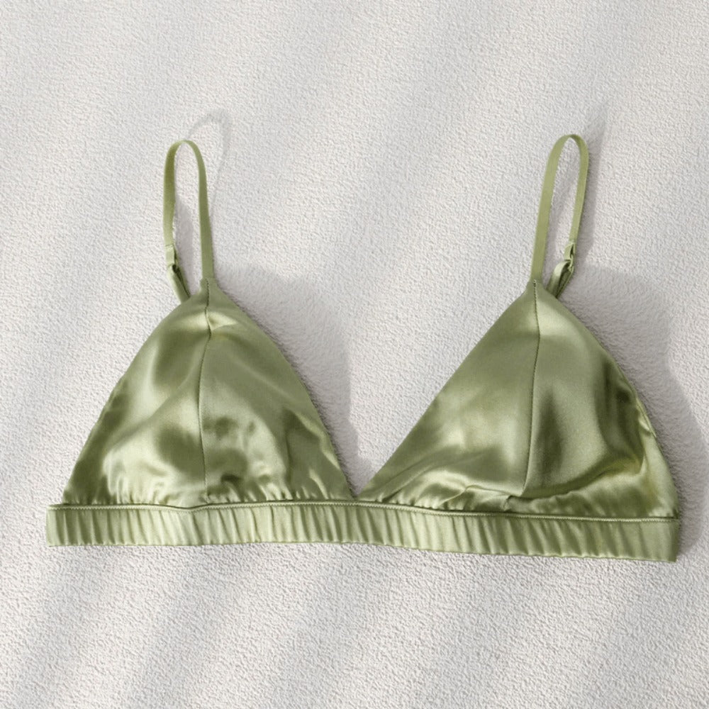 93.8% Silk Tulip Handmade Bra