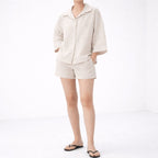 100% Hemp Handmade Shirt+Shorts Set