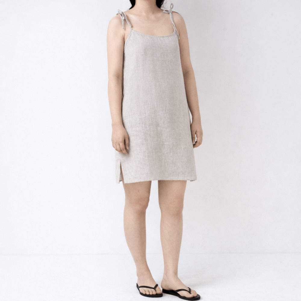 100% Hemp Handmade '90s Style Adjustable Dress