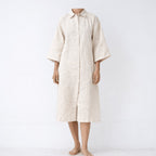 100% Hemp Handmade Botton Dress